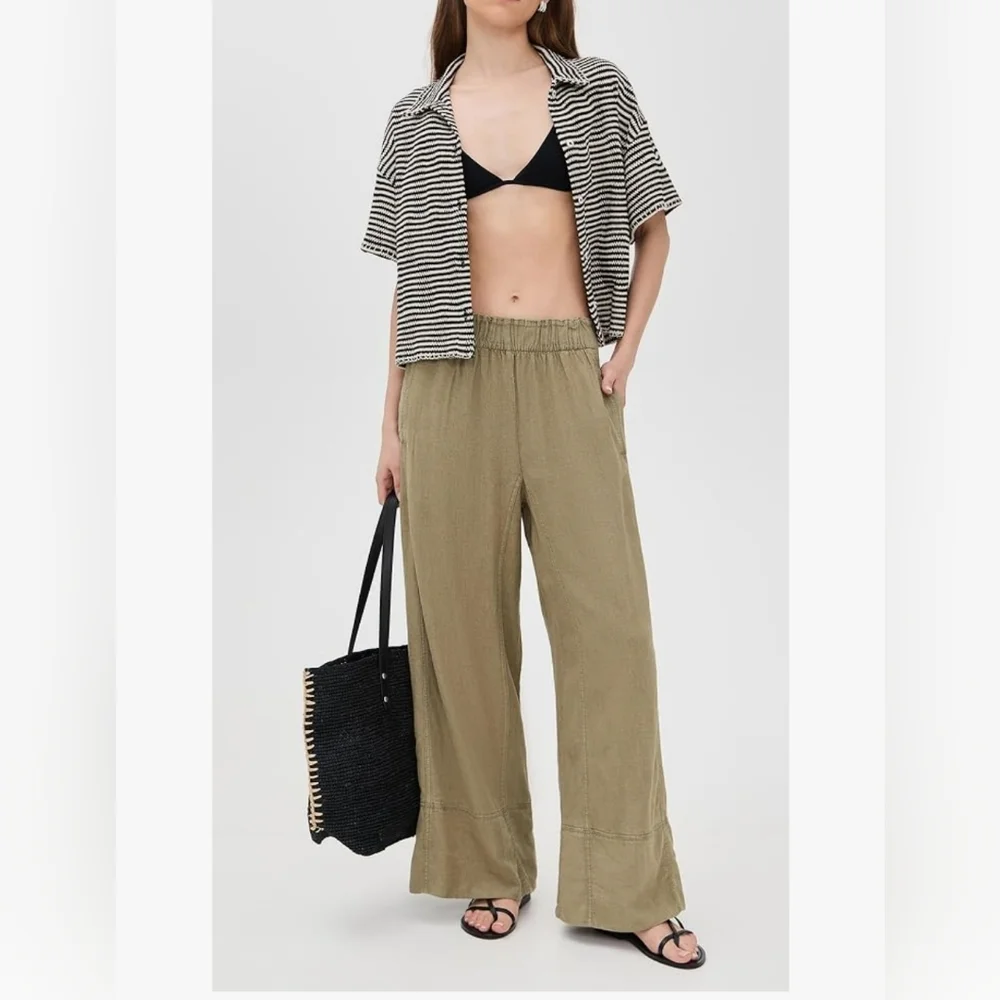 Free People Women's Days End Linen Pull on - Picture 2 of 6